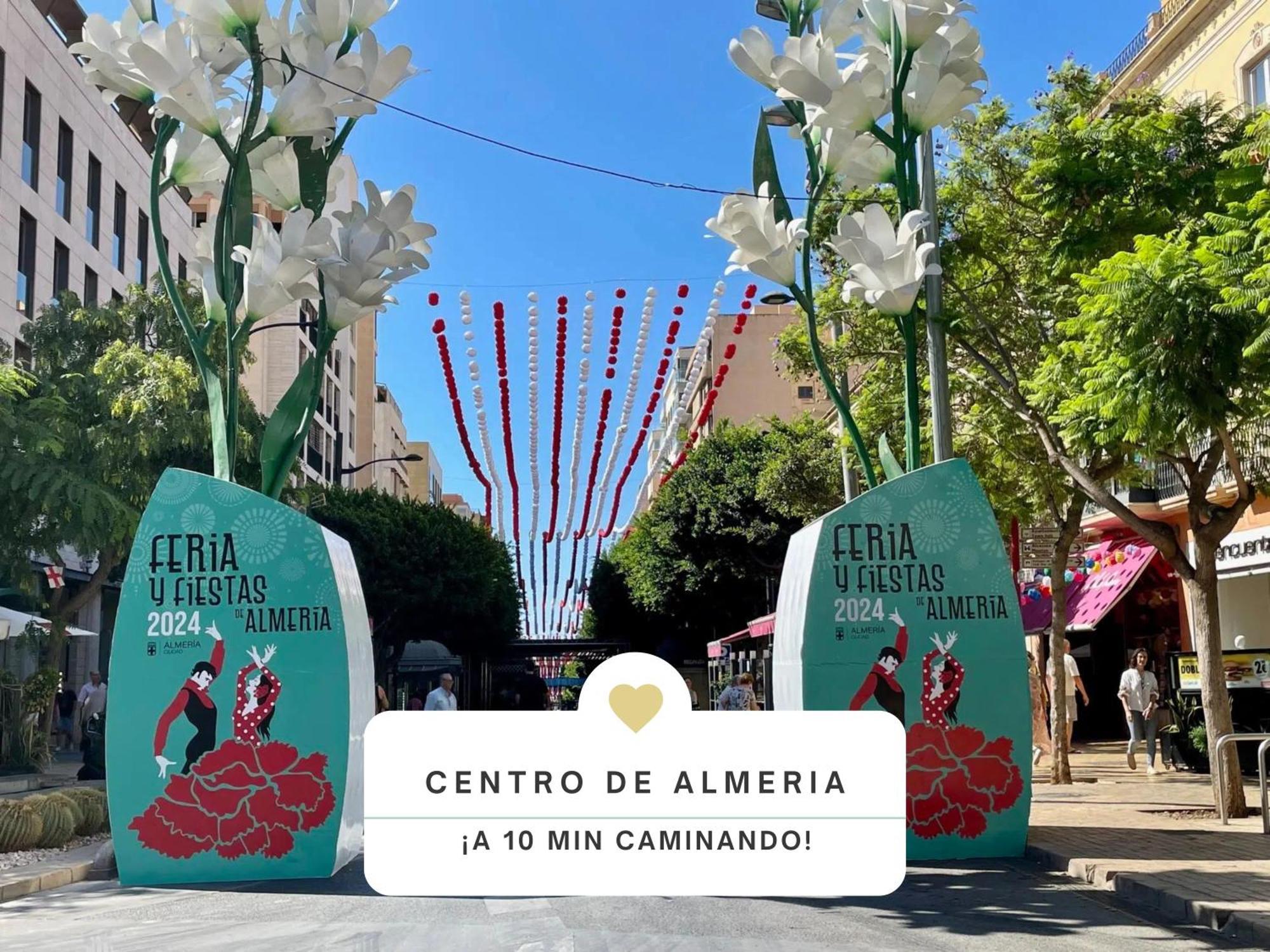 Acogedor Apartamento A 30 Metros De La Playa - Wifi - Smarttv Almería Exterior foto